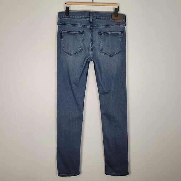 Paige Size 30x32 Federal Slim Straight Jeans Stretch Lopez Blue - Picture 5 of 12